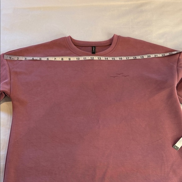 LAZYPANTS Sueded Sweatshirt Pink Women's Size M - Picture 6 of 11